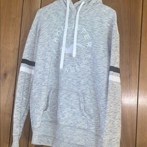 Gray holister hoodie